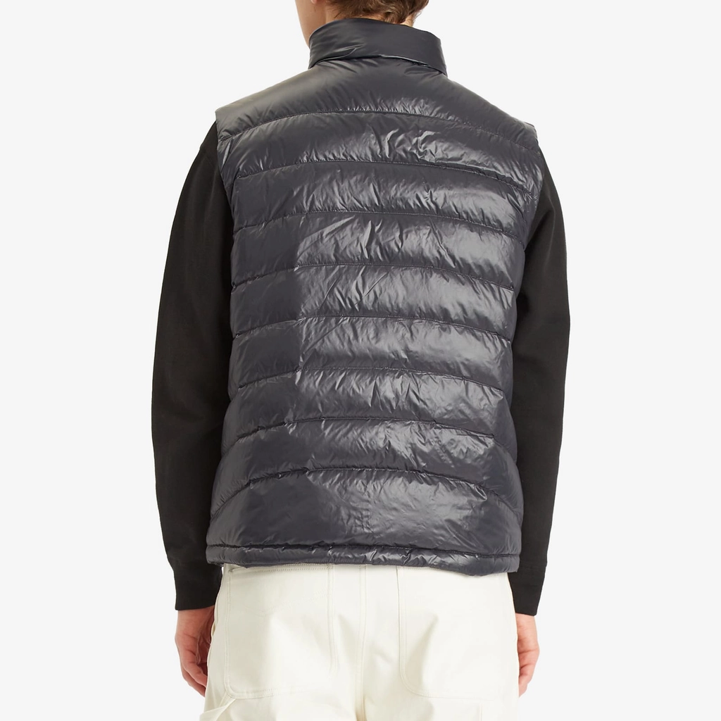 Moncler Men's Shiny Menelao Vest Black