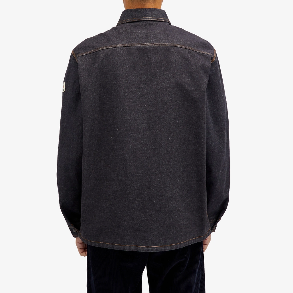 Moncler Men's Shirt Blue Denim