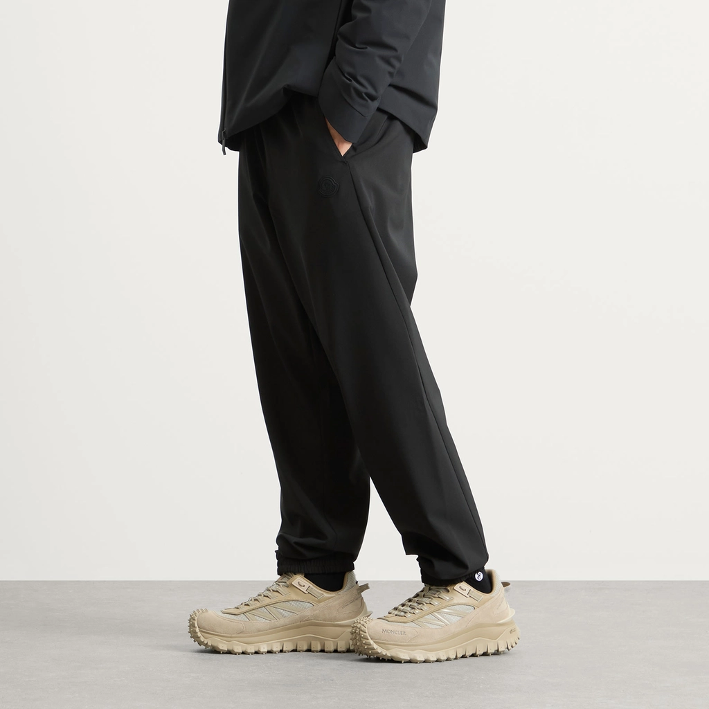 Moncler Men's Soft Twill Tech Pant Black