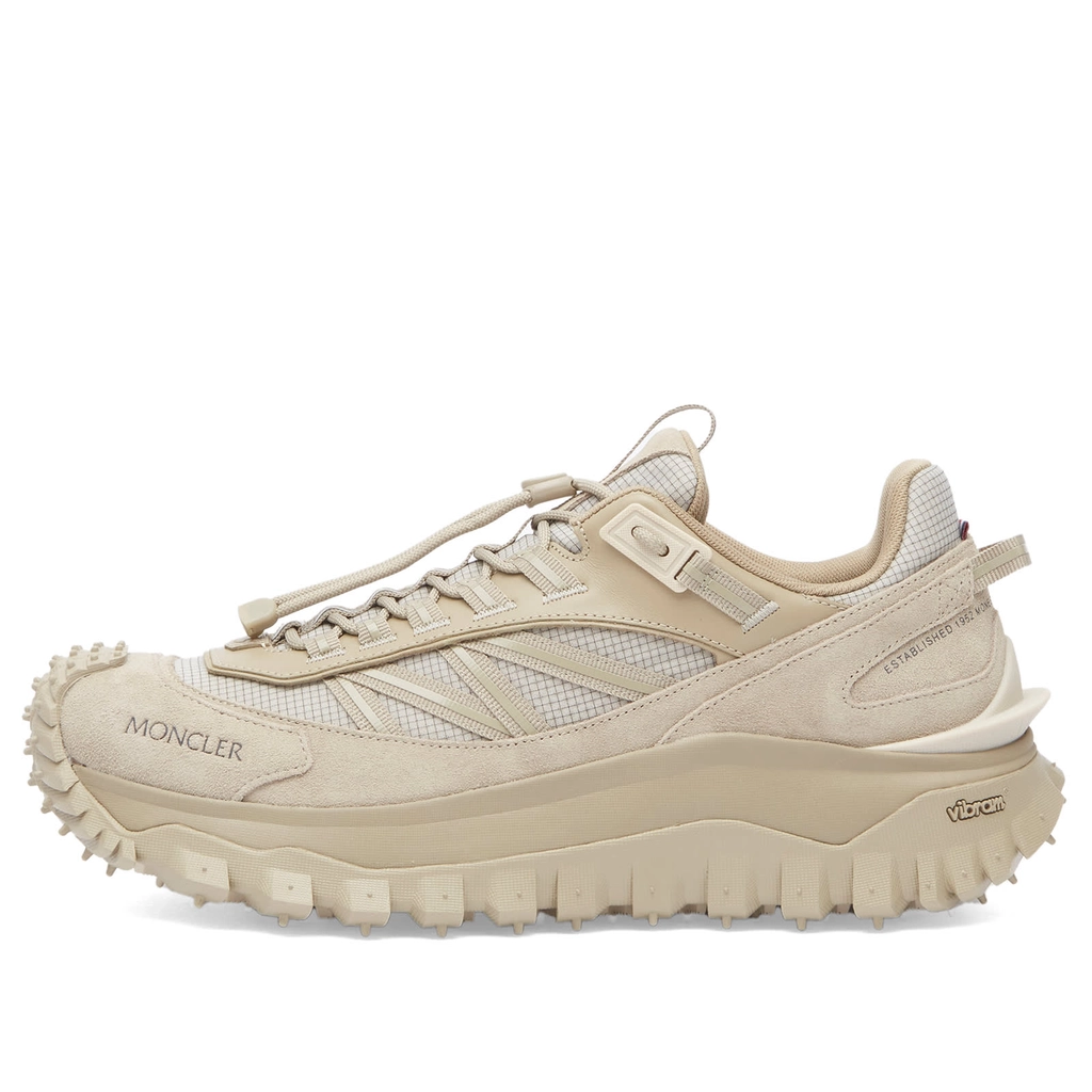 Moncler Men's Trailgrip Low Top Sneakers Beige