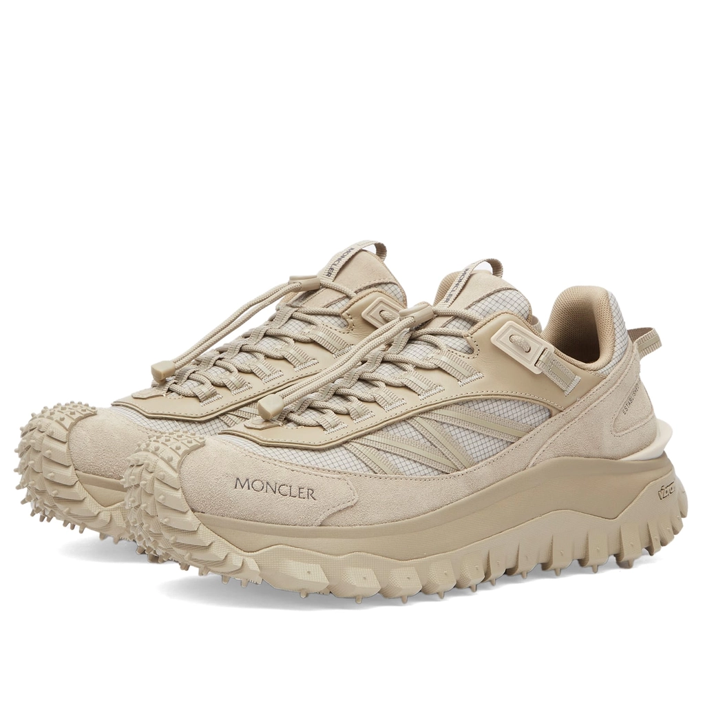 Moncler Men's Trailgrip Low Top Sneakers Beige