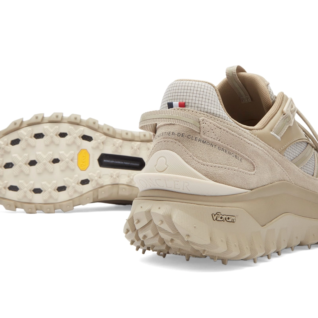 Moncler Men's Trailgrip Low Top Sneakers Beige