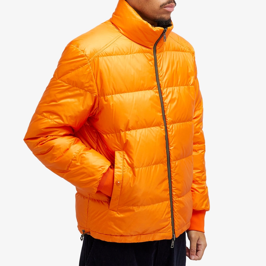 Moncler Men's Vallorch Reversible Nylon Jacket Khaki