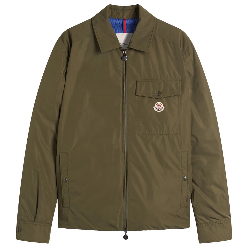 Moncler Men's Vigeon Shirt Jacket Green