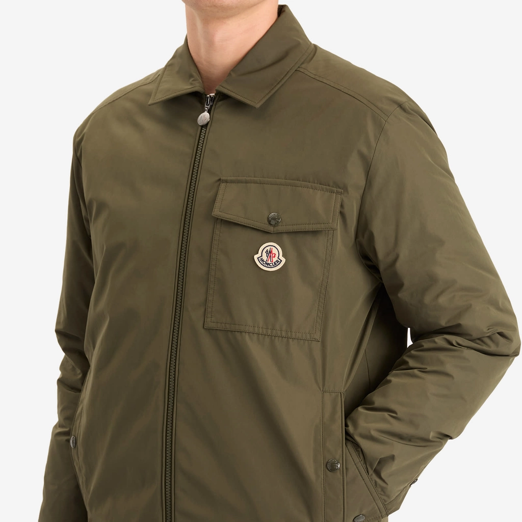 Moncler Men's Vigeon Shirt Jacket Green
