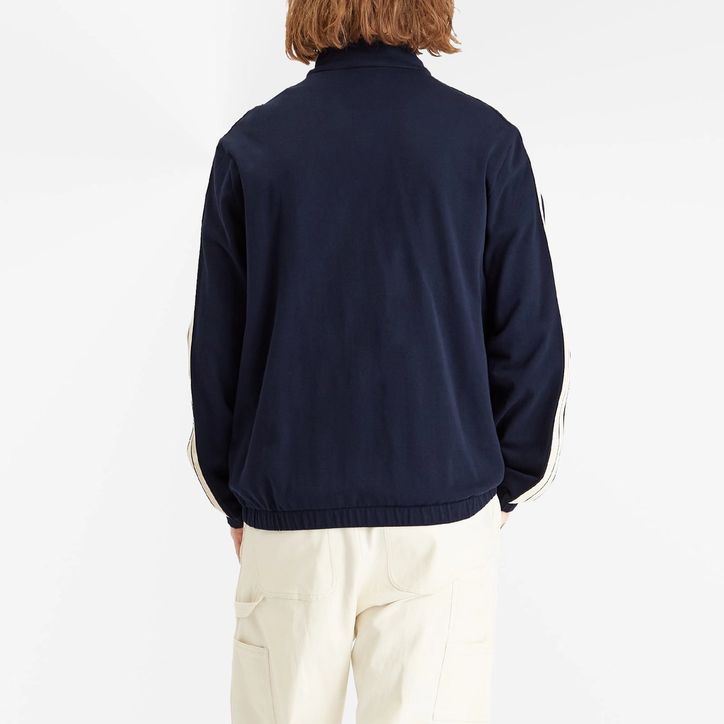 Moncler Men's Zip Up Fleece Sweat Navy