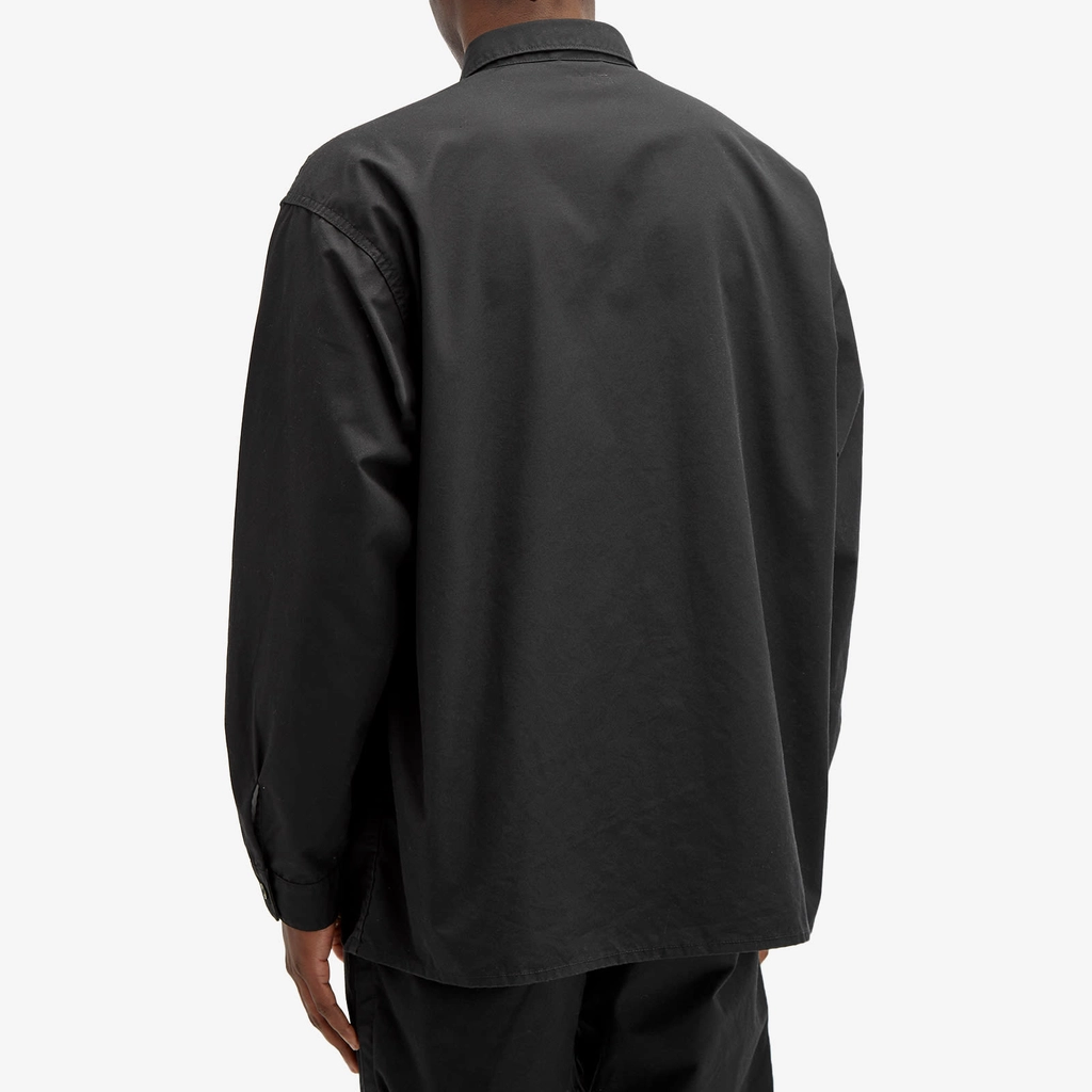 Nanamica Men's Utility Light Wind Shirt Black