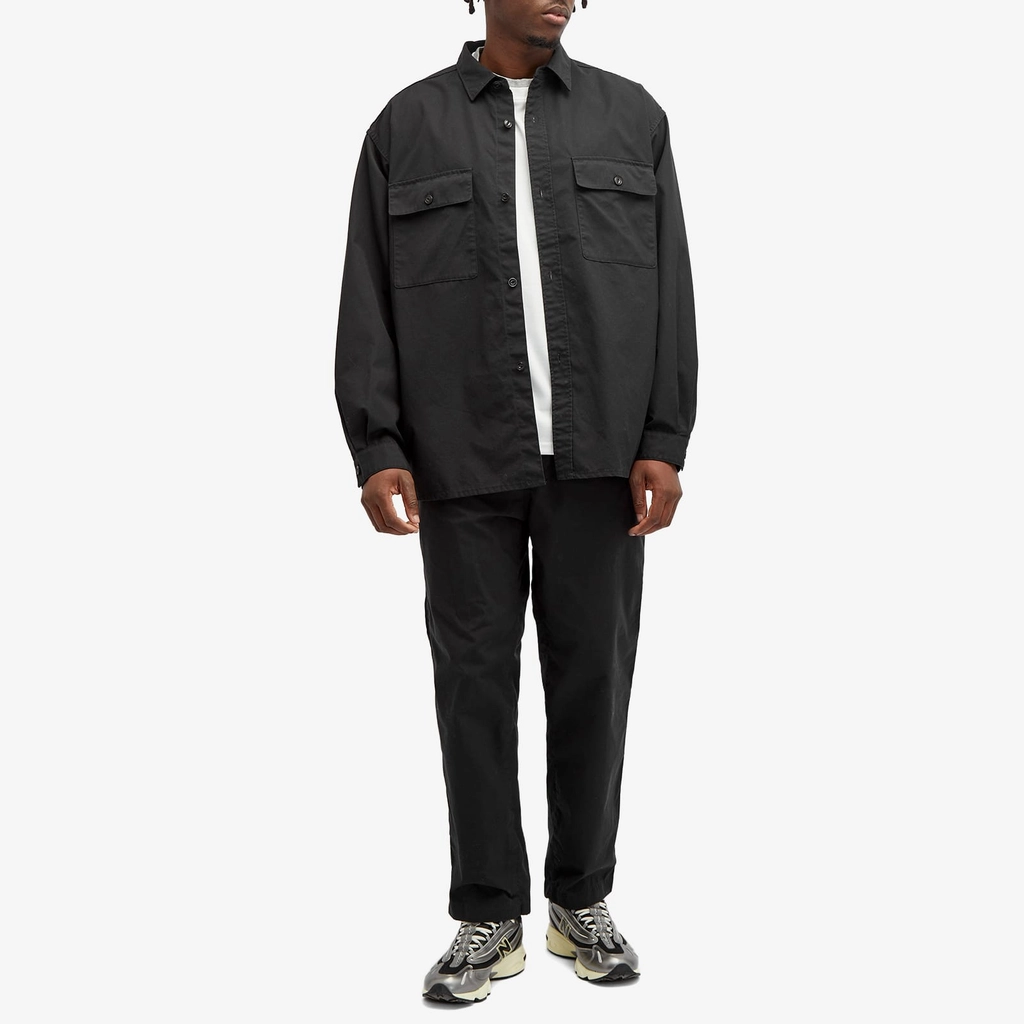 Nanamica Men's Utility Light Wind Shirt Black