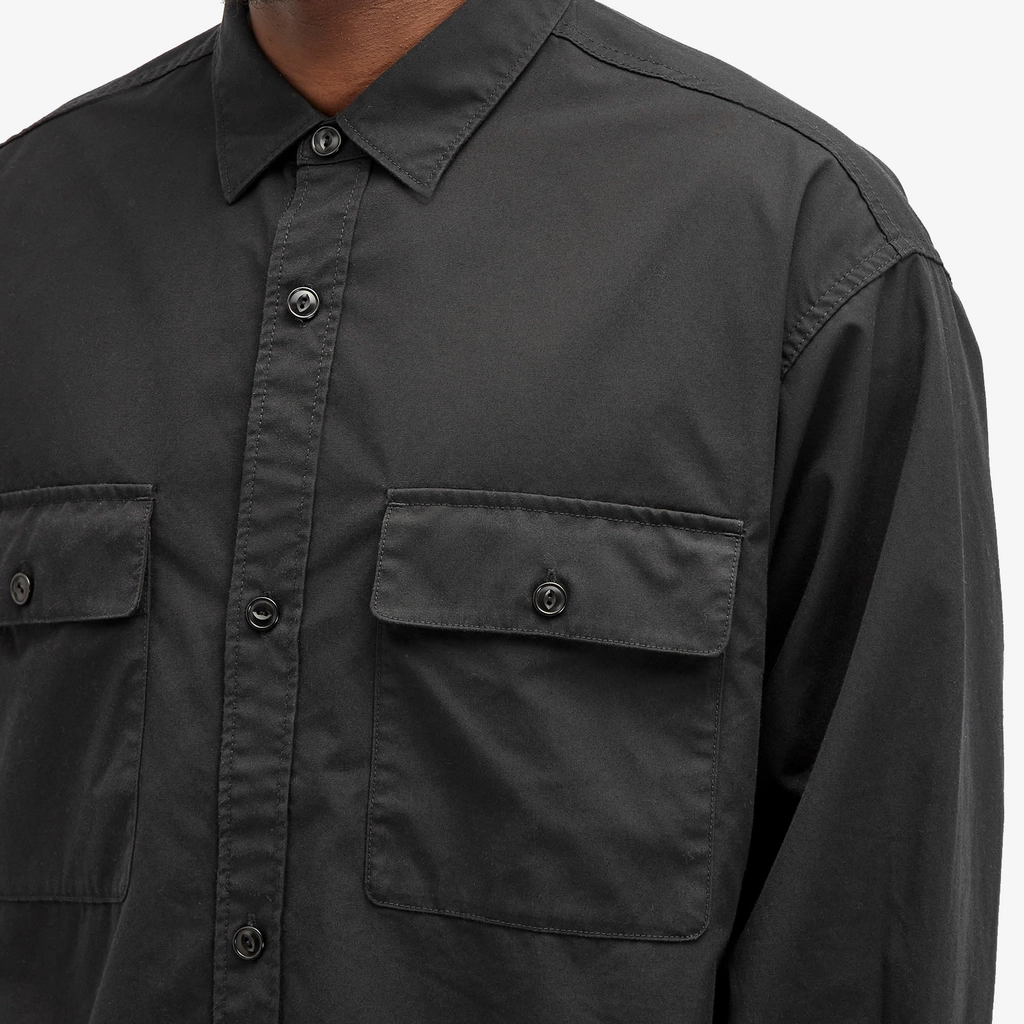 Nanamica Men's Utility Light Wind Shirt Black