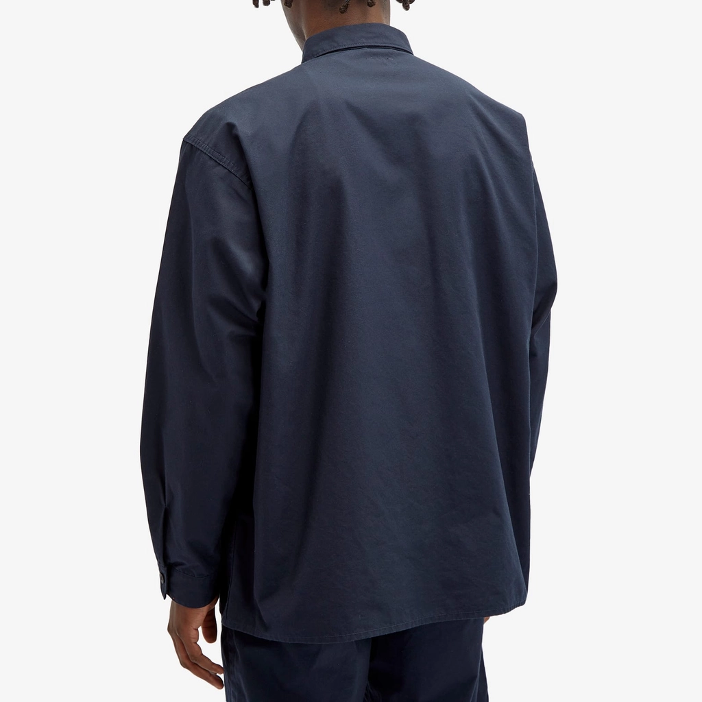 Nanamica Men's Utility Light Wind Shirt Navy