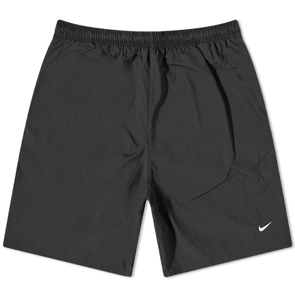 Nike Men's Solo Swoosh Woven Shorts Black/White