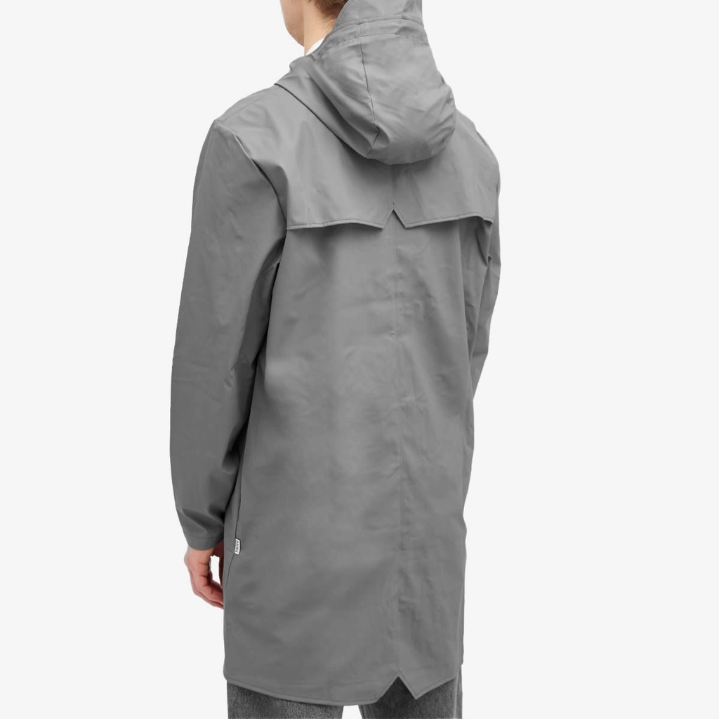 RAINS Men's Long Jacket Grey