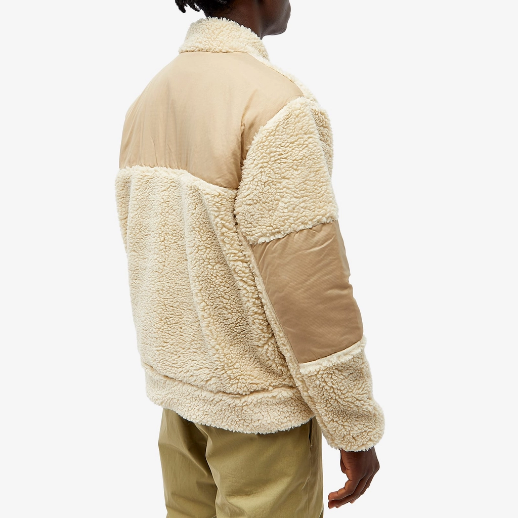 RAINS Men's Kofu Fleece Bomber Jacket Sand