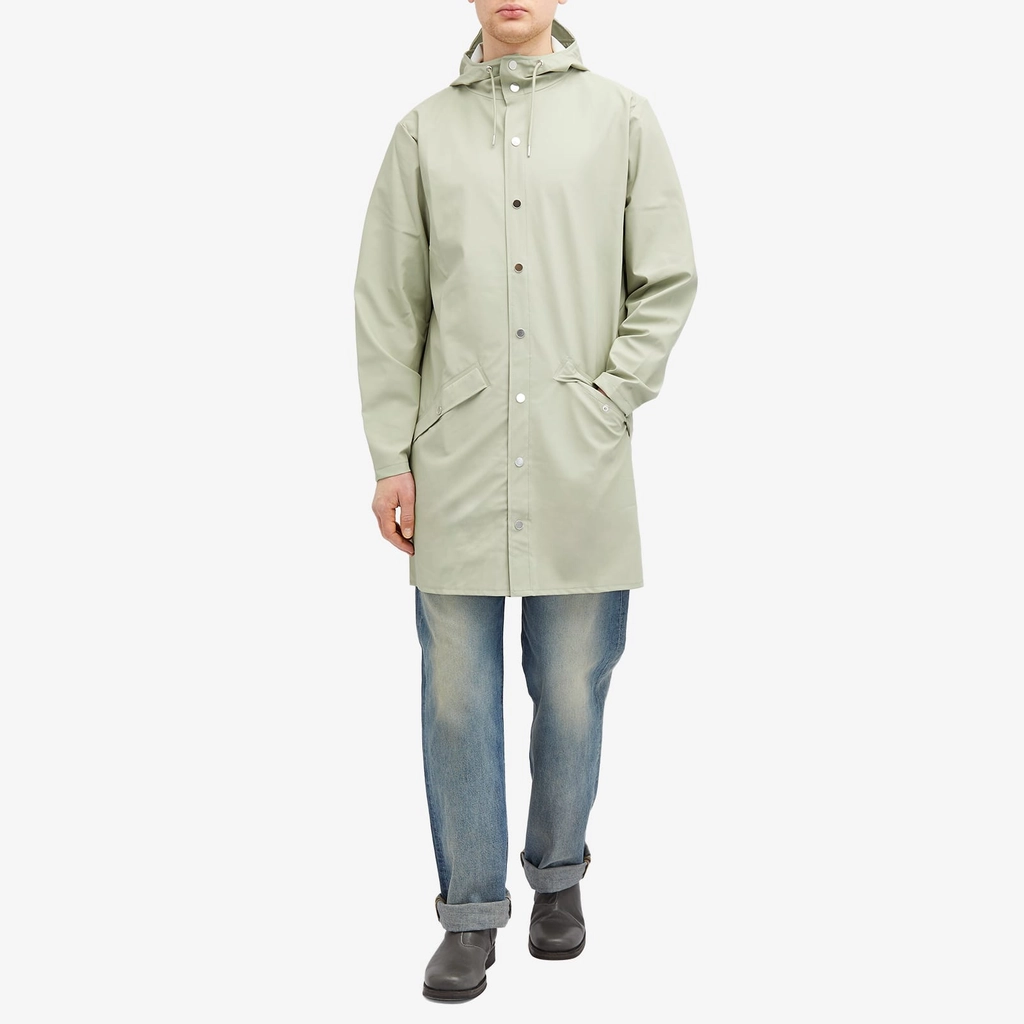 RAINS Men's Long Jacket Earth