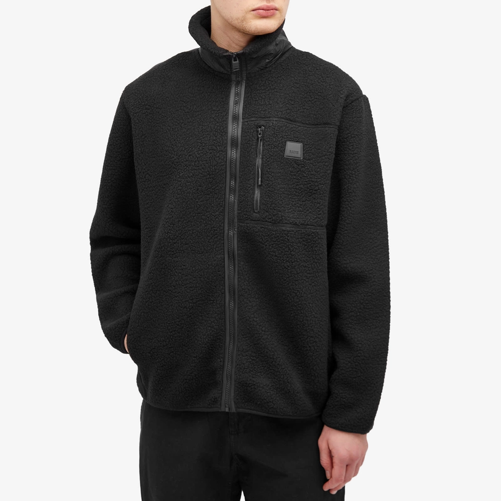 RAINS Men's Yermo Fleece Jacket Black