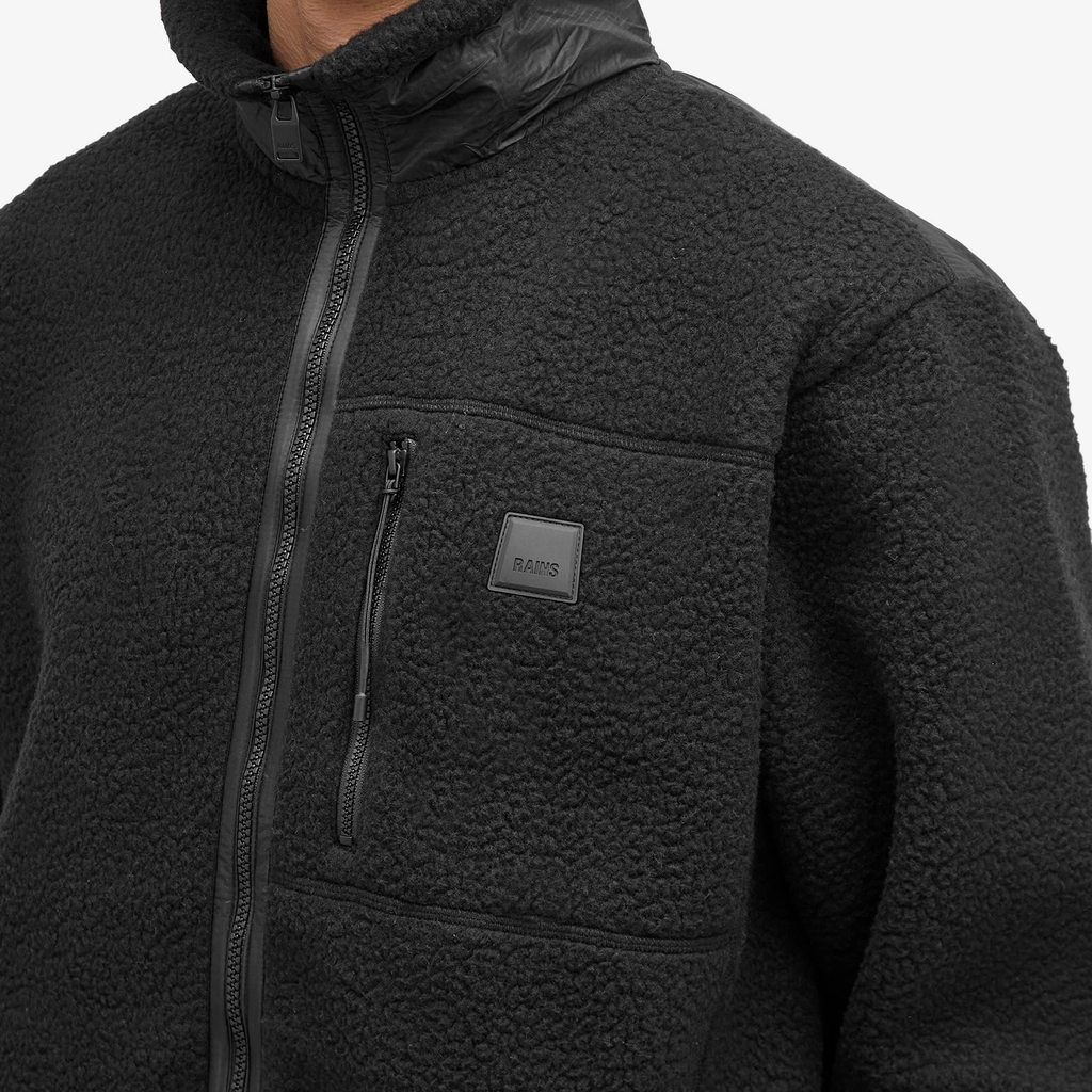RAINS Men's Yermo Fleece Jacket Black