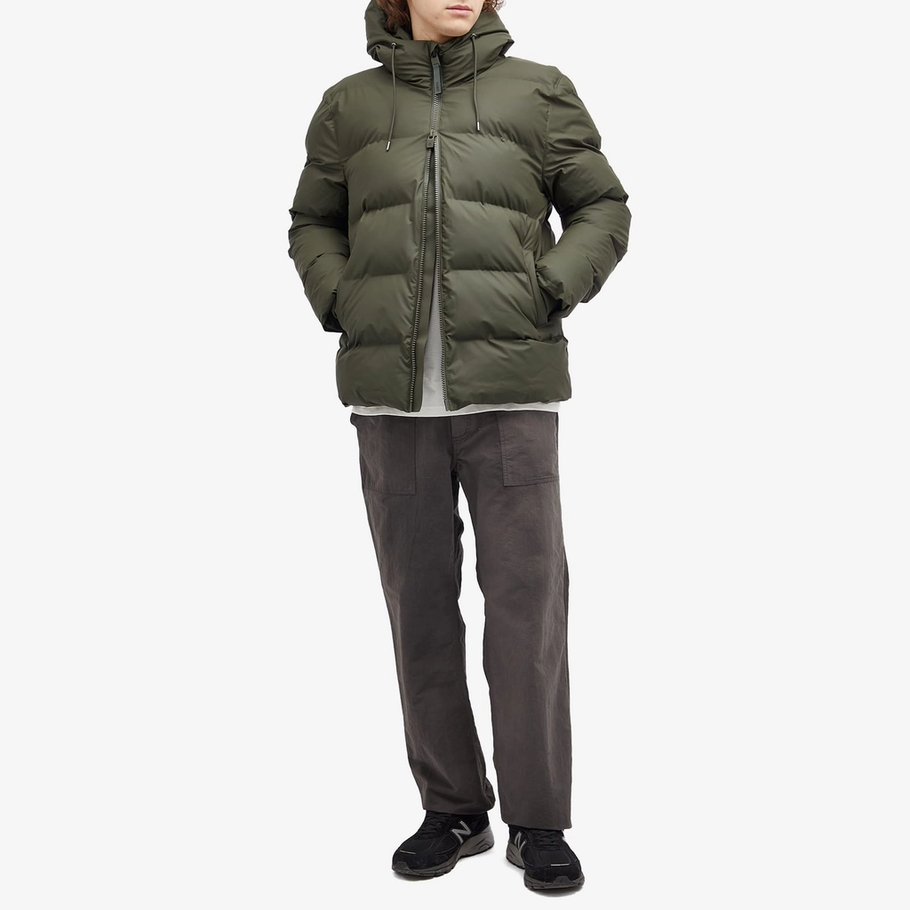 RAINS Men's Alta Puffer Jacket Green