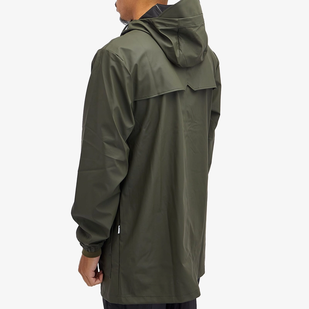 RAINS Men's Cargo Long Jacket Green