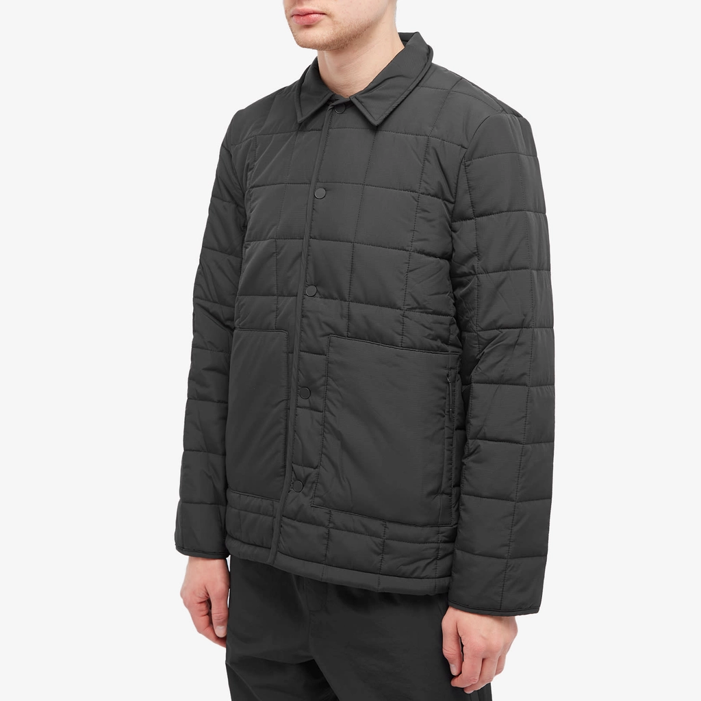 RAINS Men's Liner Shirt Jacket Black
