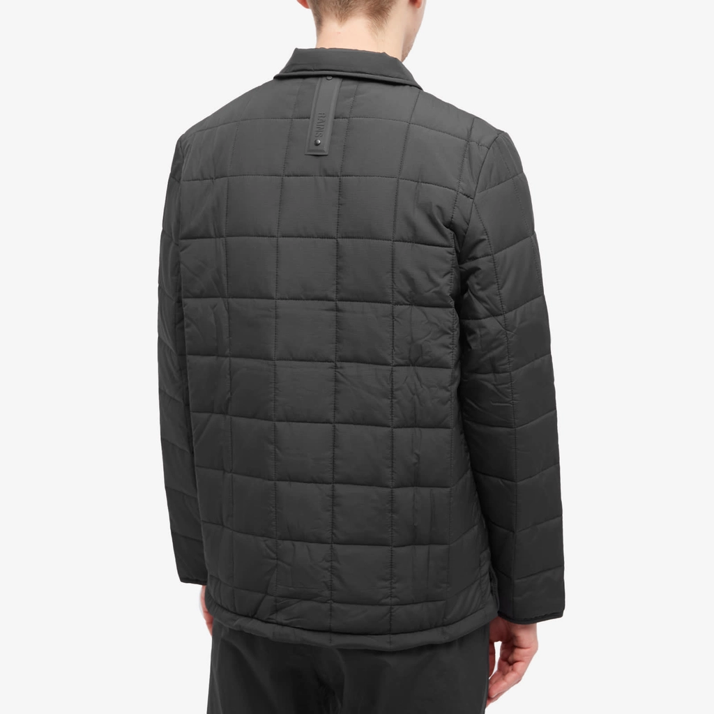 RAINS Men's Liner Shirt Jacket Black