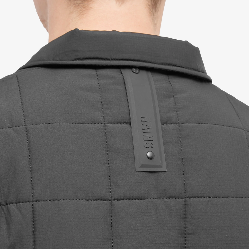 RAINS Men's Liner Shirt Jacket Black