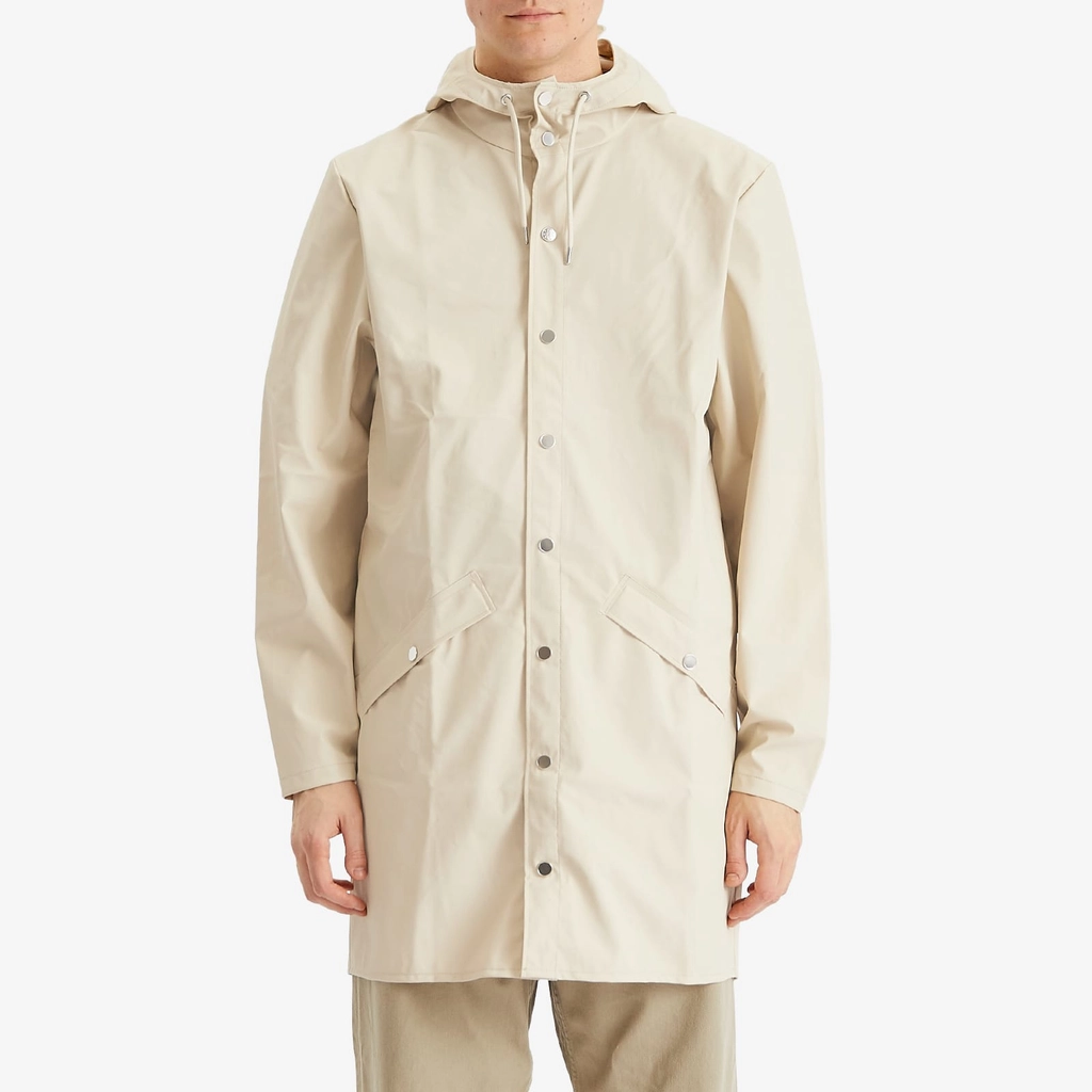 RAINS Men's Long Jacket Dune