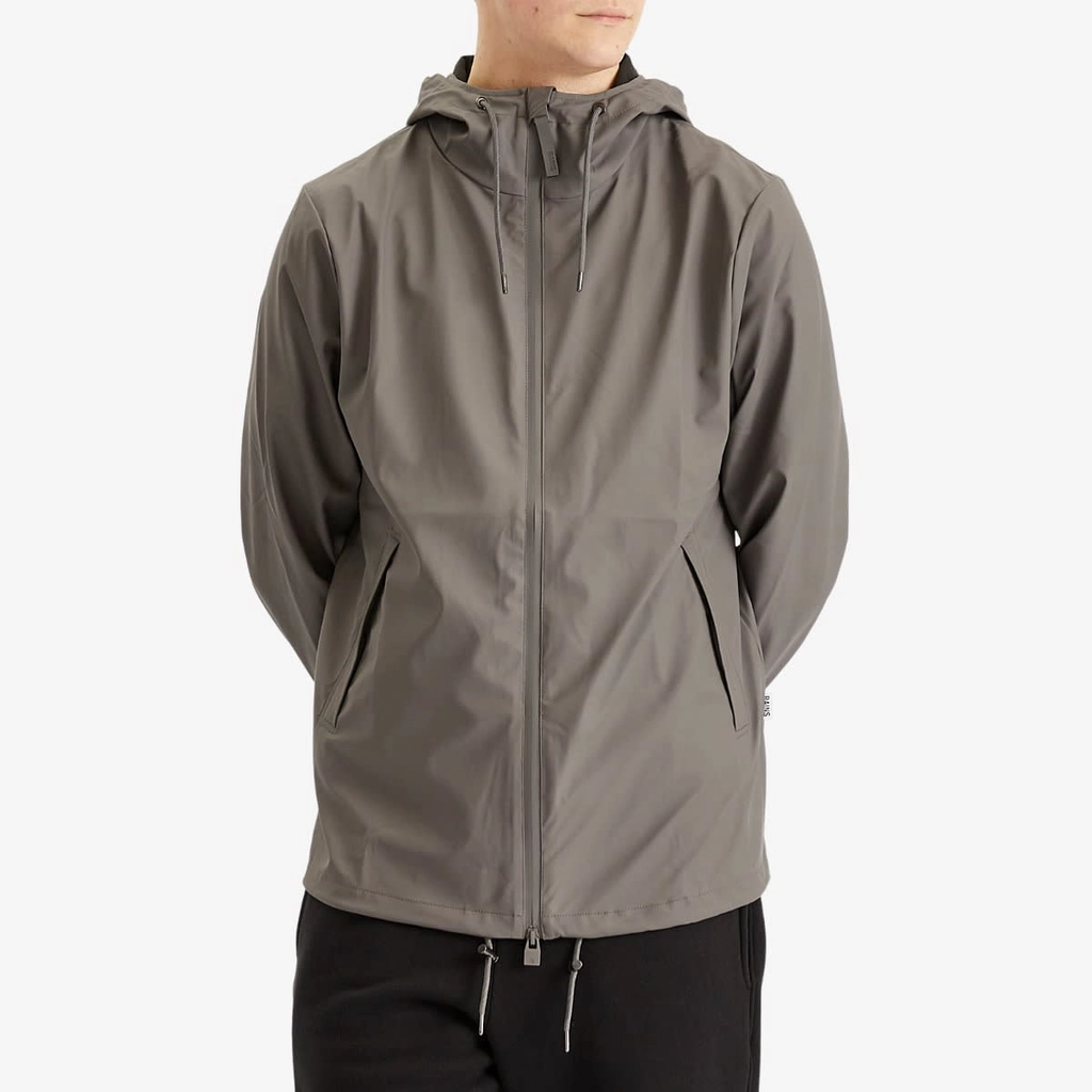 RAINS Men's Storm Breaker Jacket Grey