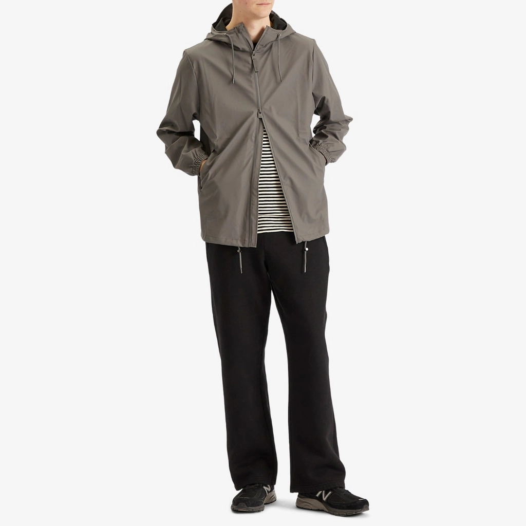 RAINS Men's Storm Breaker Jacket Grey