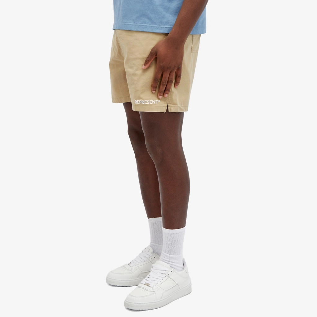 Represent Men's Shorts Washed Taupe