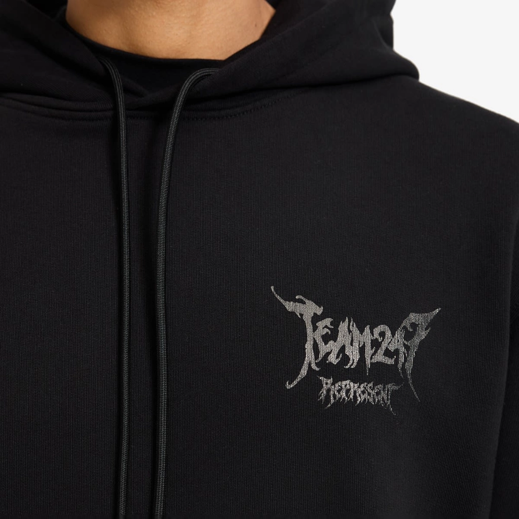Represent END. x  Men's 247 Oversized Hoodie Jet Black