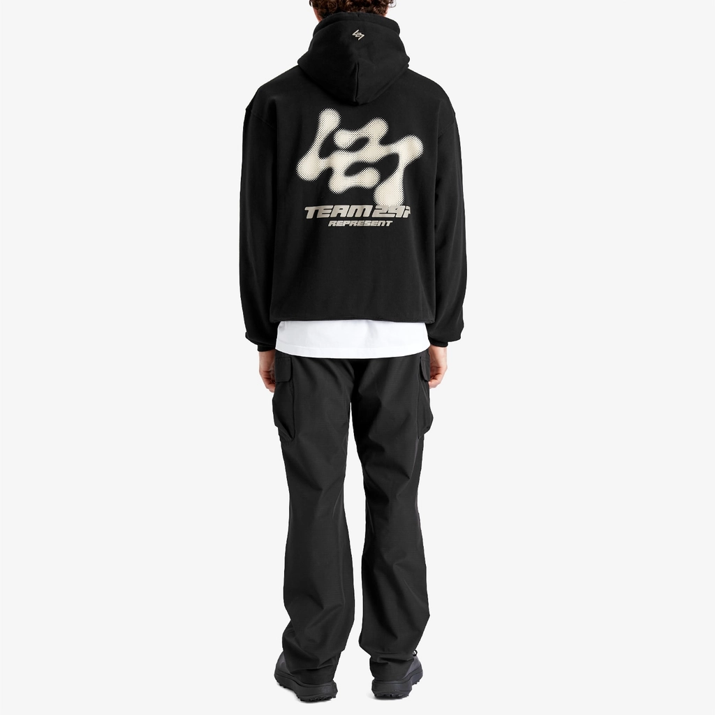 Represent Men's 247 Future Terrains Oversized Hoodie Black