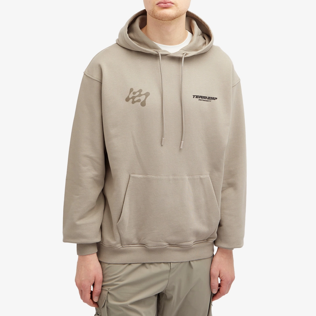 Represent Men's 247 Future Terrains Oversized Hoodie Moonrock