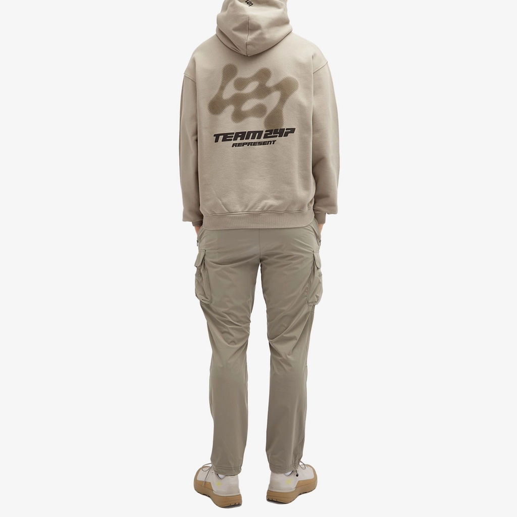 Represent Men's 247 Future Terrains Oversized Hoodie Moonrock