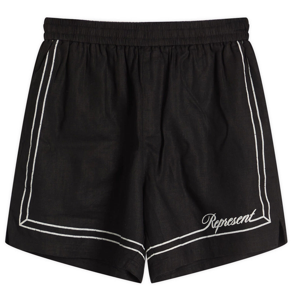 Represent Men's Border Vacation Short Jet Black
