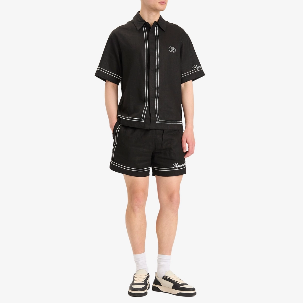 Represent Men's Border Vacation Short Jet Black