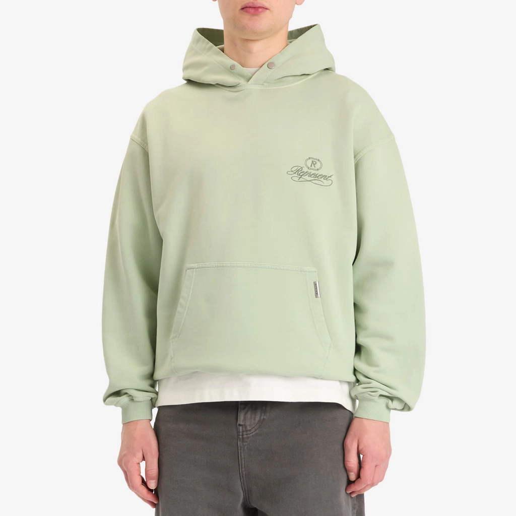 Represent Men's Gran Cru Classe Pullover Hoodie Washed Sage