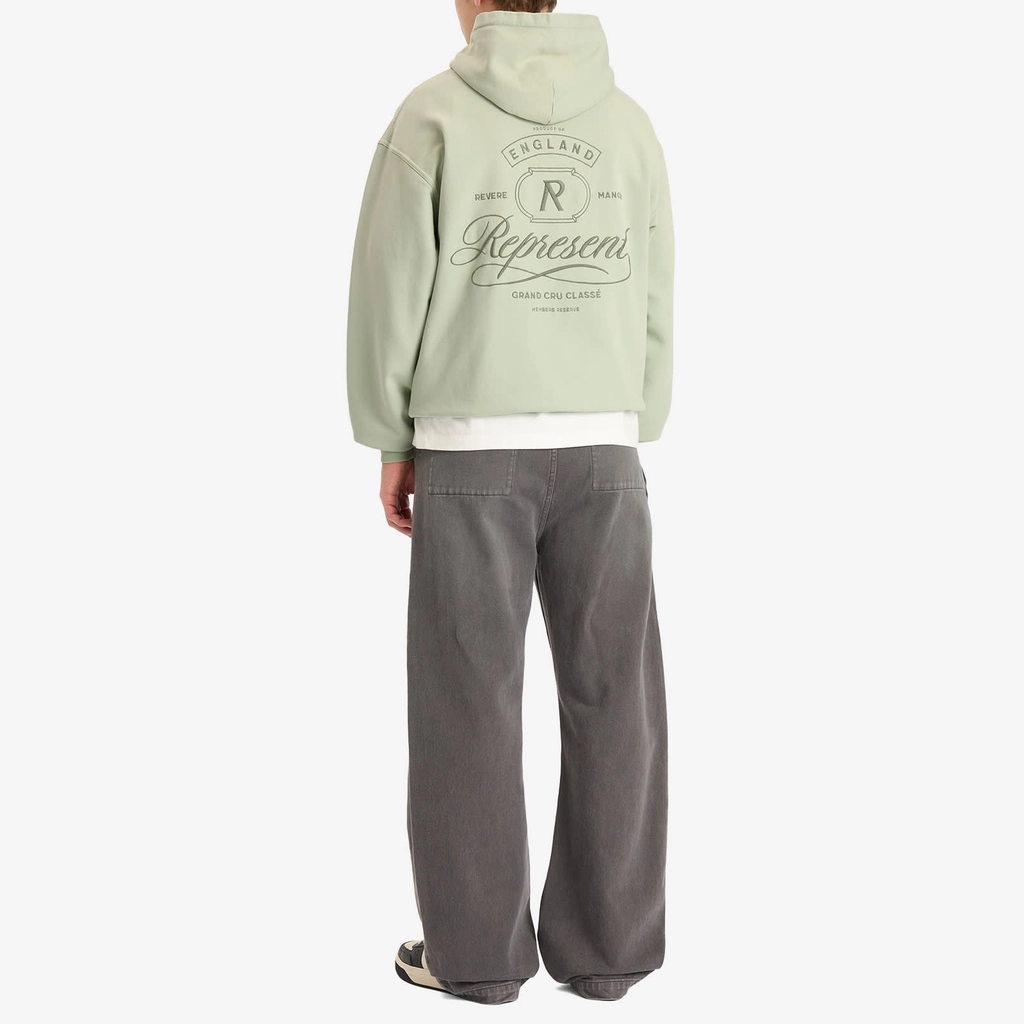 Represent Men's Gran Cru Classe Pullover Hoodie Washed Sage