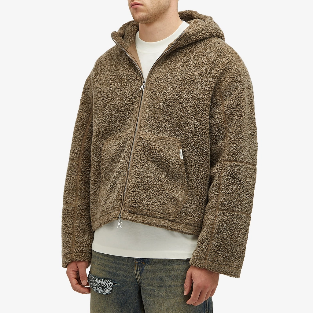 Represent Men's Hooded Fleece Jacket Rock
