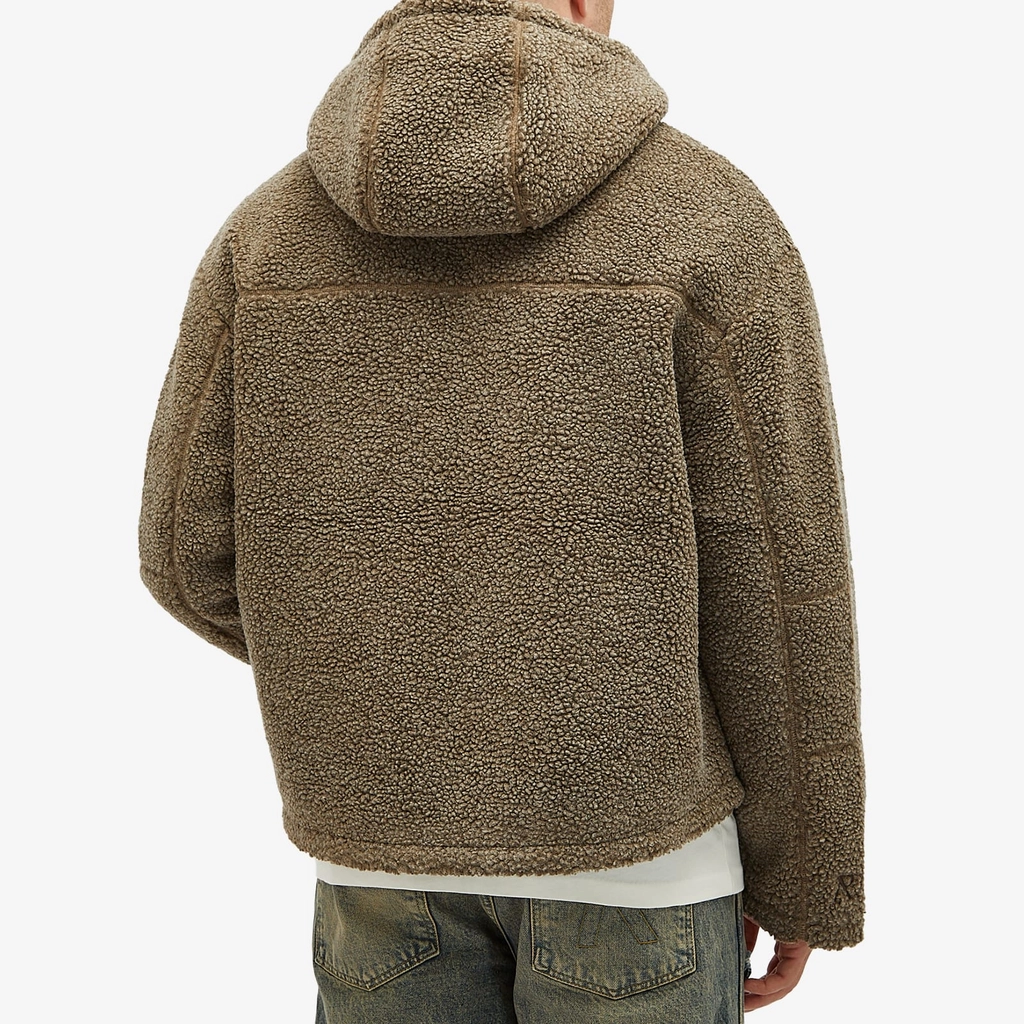 Represent Men's Hooded Fleece Jacket Rock