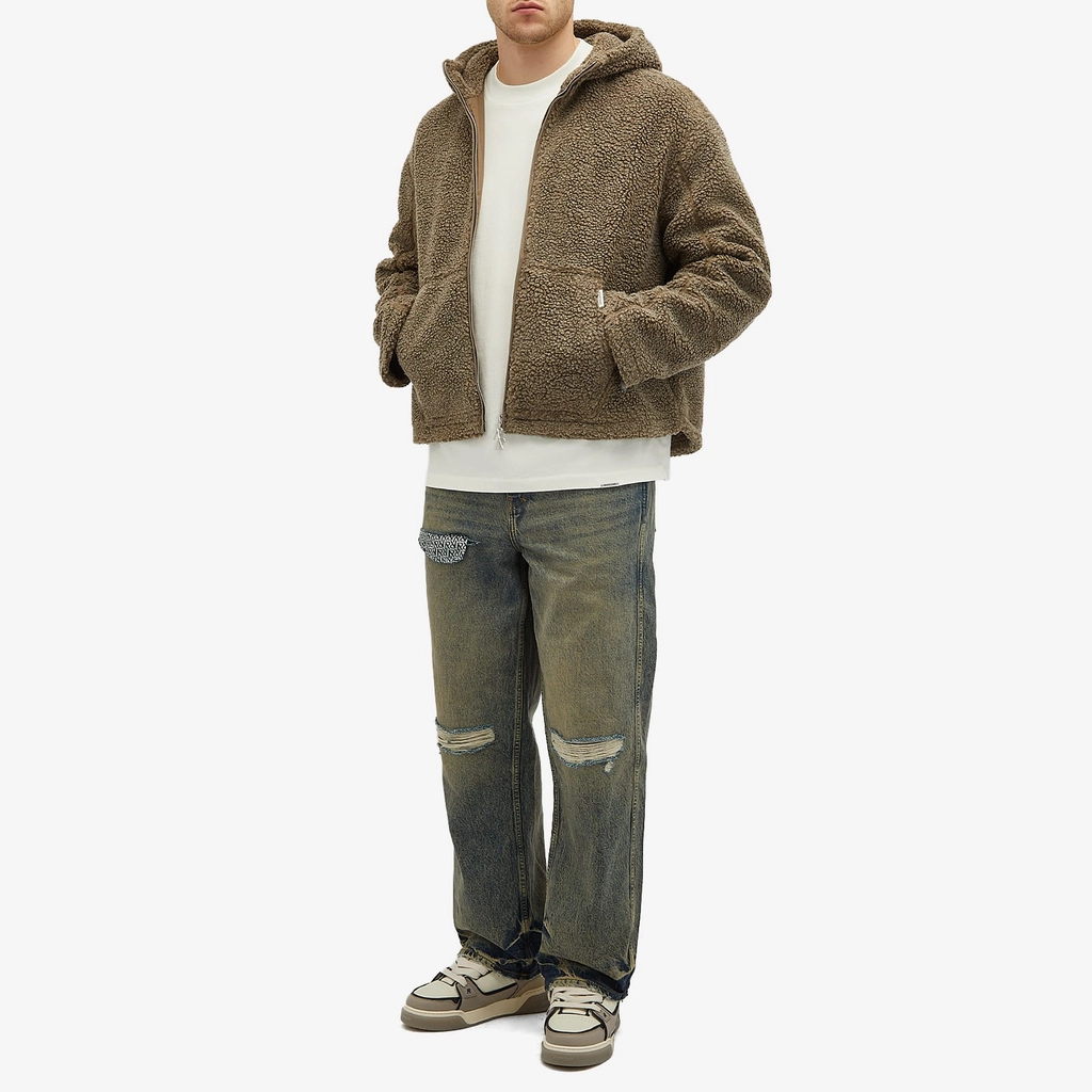 Represent Men's Hooded Fleece Jacket Rock
