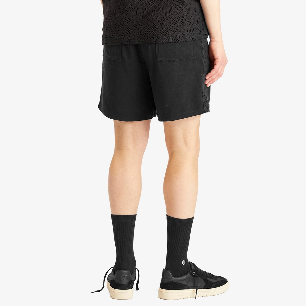 Represent Men's Knitted Panel Shorts Black