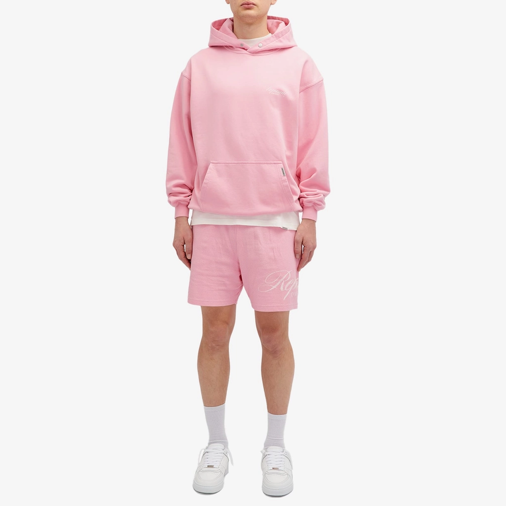 Represent Men's Owners Club Script Mesh Shorts Pink