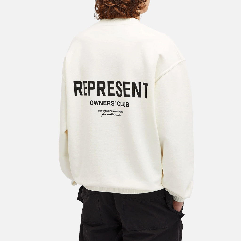 Represent Men's Owners Club Sweater Flat White