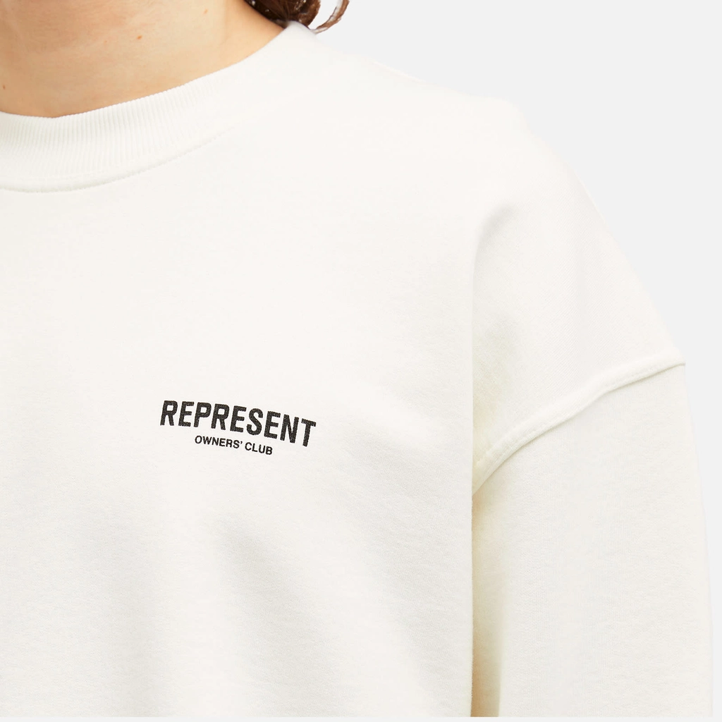 Represent Men's Owners Club Sweater Flat White