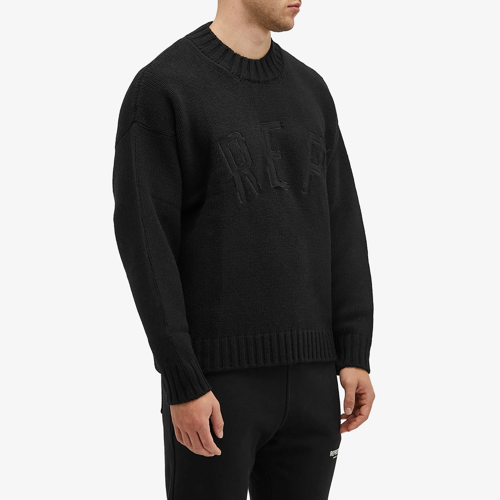 Represent Men's Rep Knit Jumper Black