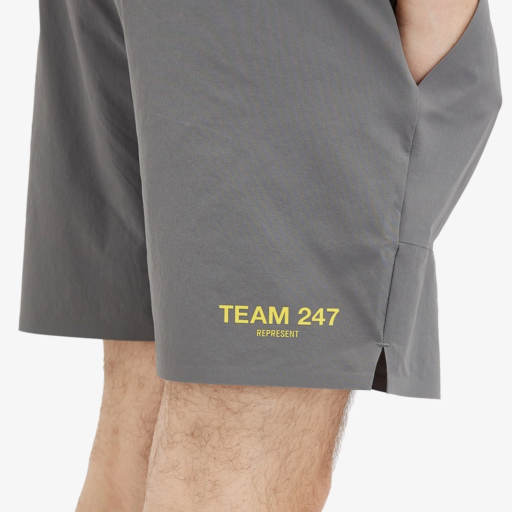Represent Men's Team 247 Fused Short Pewter/Lemon