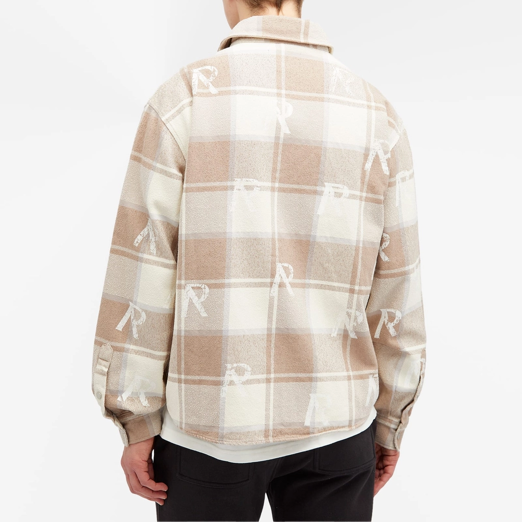 Represent Men's All Over Initial Flannel Shirt Cashmere