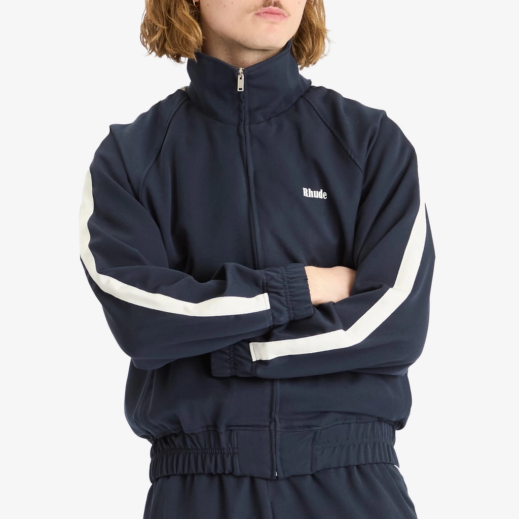 Rhude Men's Hamptons Traxedo Track Jacket Navy