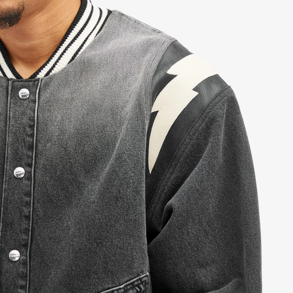 Rhude Men's Lighting Bomber Jacket Black