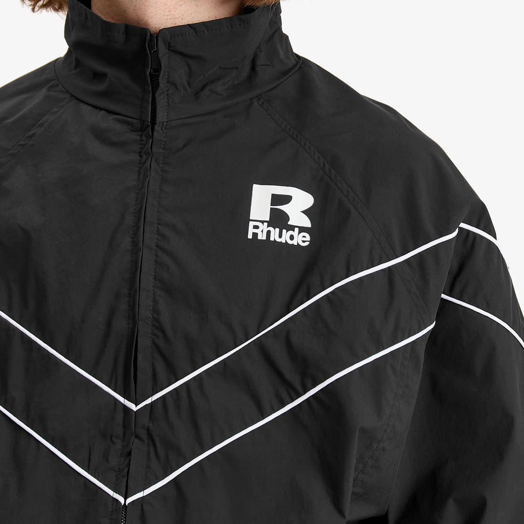 Rhude Men's Piping Raglan Track Jacket Black